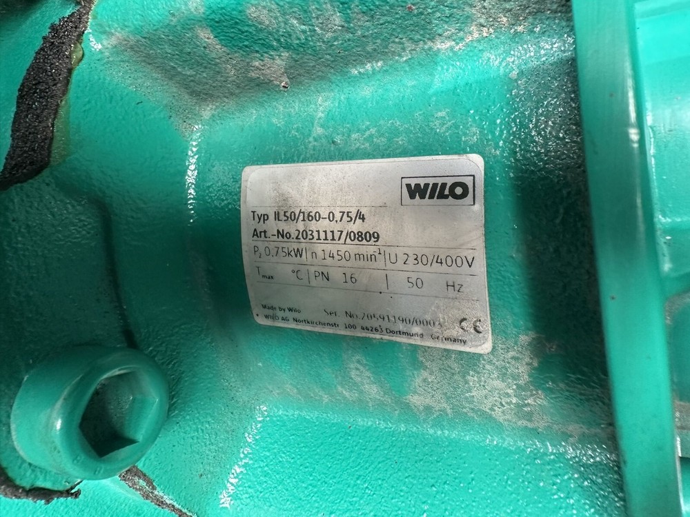 WILO IL50/160-0,75/4 pump