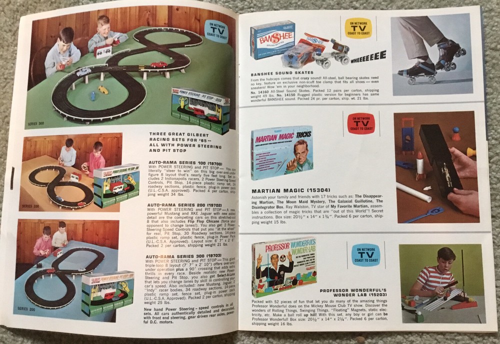 A.C. Gilbert 1965 Toy Catalog