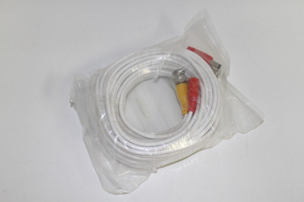1Roll 25FT POWER VIDEO CCTV BNC SECURITY CAMERA CABLE