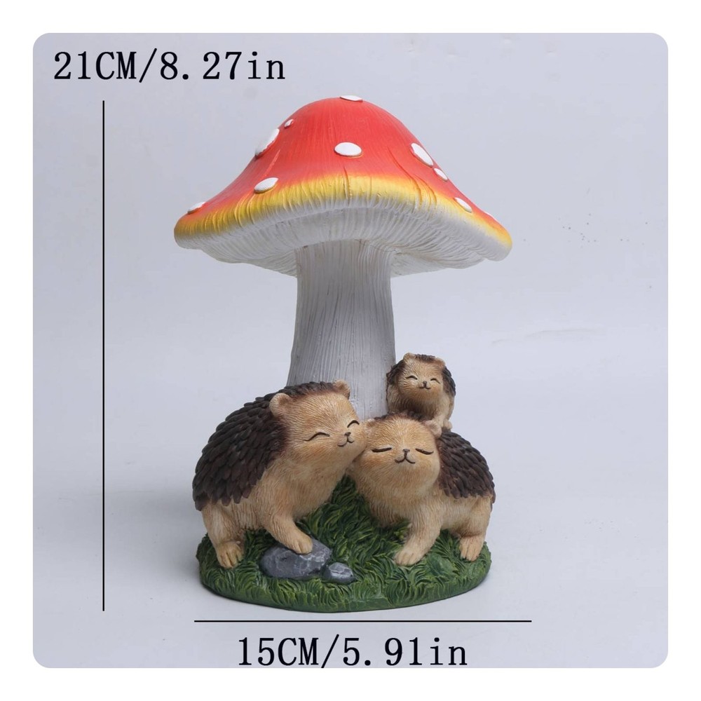 Solar Toadstool House Light Automatic On/deactivate Solar Toadstool House