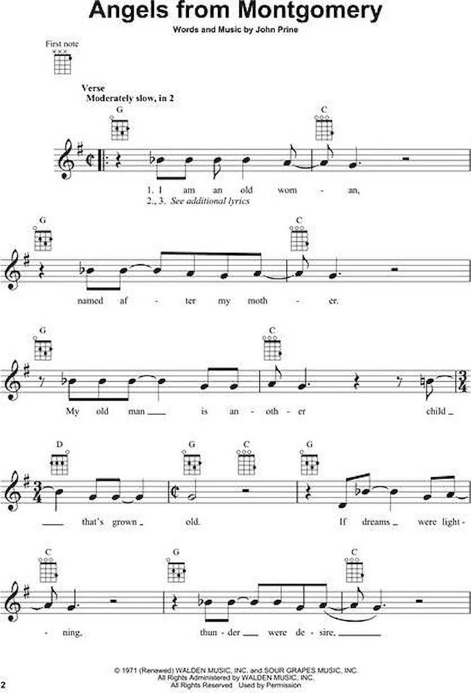 John Prine for Ukulele