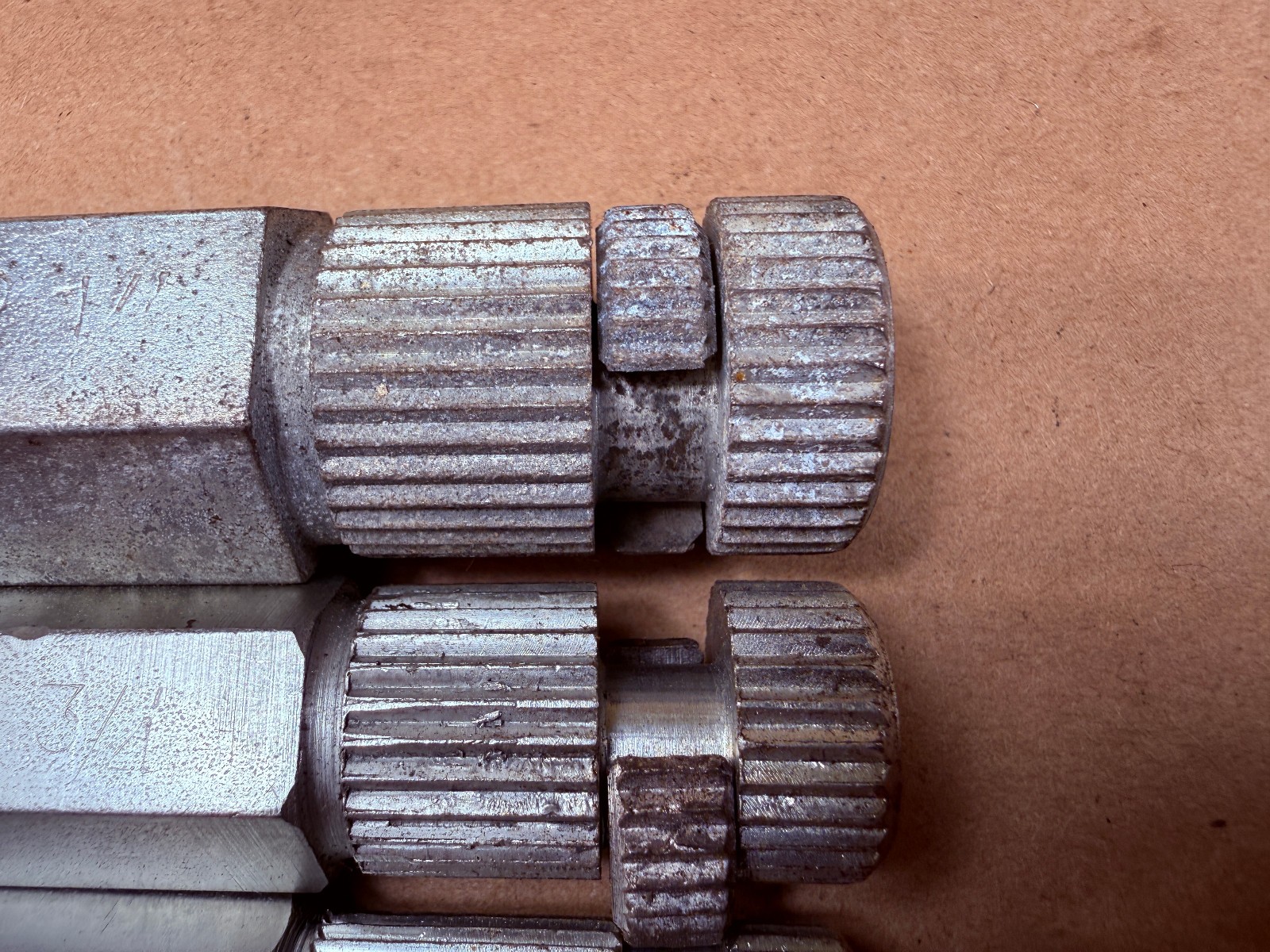 Vintage Roddick Tool 4-Piece 3/8" 1/2” 3/4” 1” Internal Nipple Extractor Set