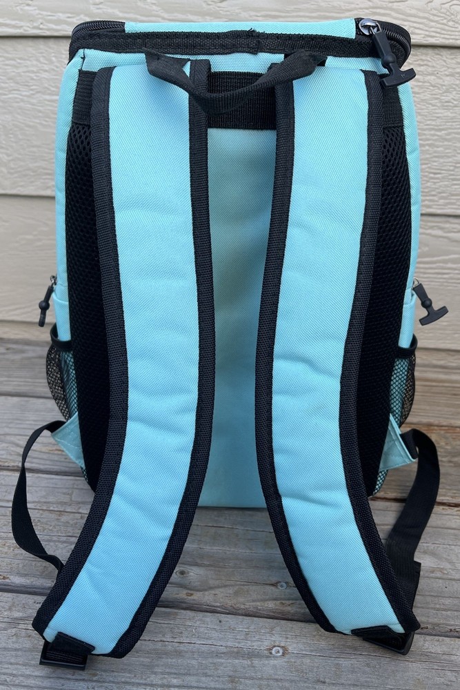 RTIC 15 Can Lightweight Backpack Insulated Cooler Pockets - Aqua