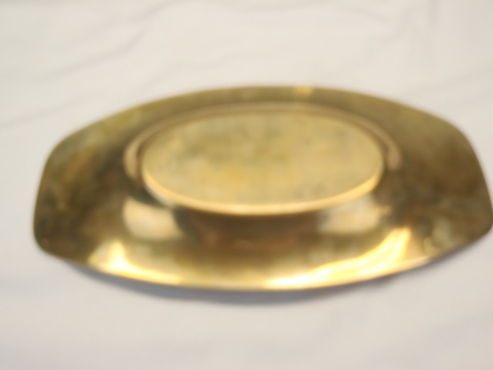 VTG Dirigold Dirilyte Bread Serving Tray Center Piece Compote Dish Plate Platter