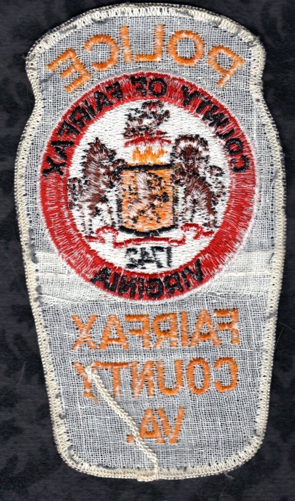 Fairfax County County Virginia Sheriff Shoulder Patch (B2)