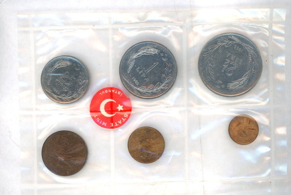 TURKEY ~ 1965 ~ MINT SET ~ MINT PACKAGING