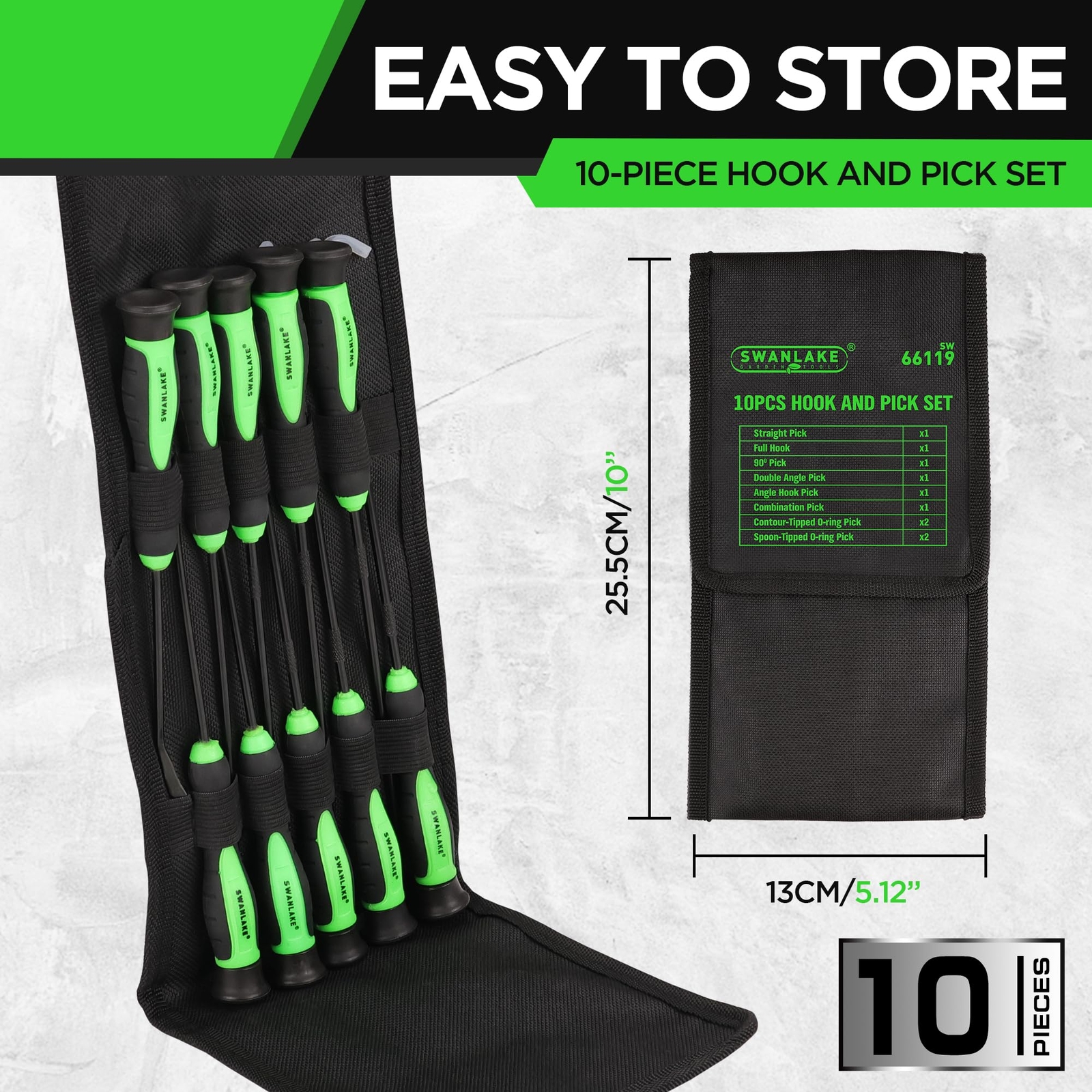 Swanlake Pick And Hook Set Pick Tool Set For Car Auto Oil Seal/o-ring Seal G...