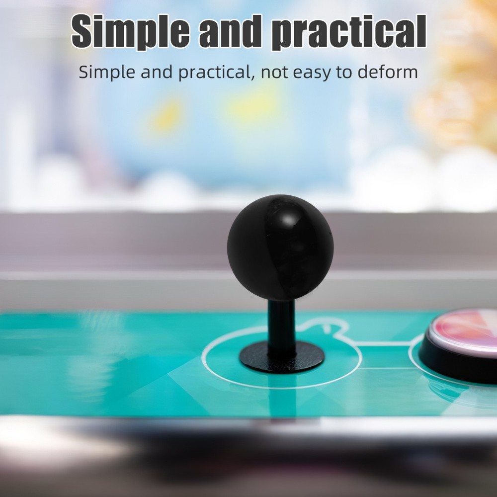 2pcs Arcade Game Joystick Ball Top - Threaded Knob Replacement for Fighting