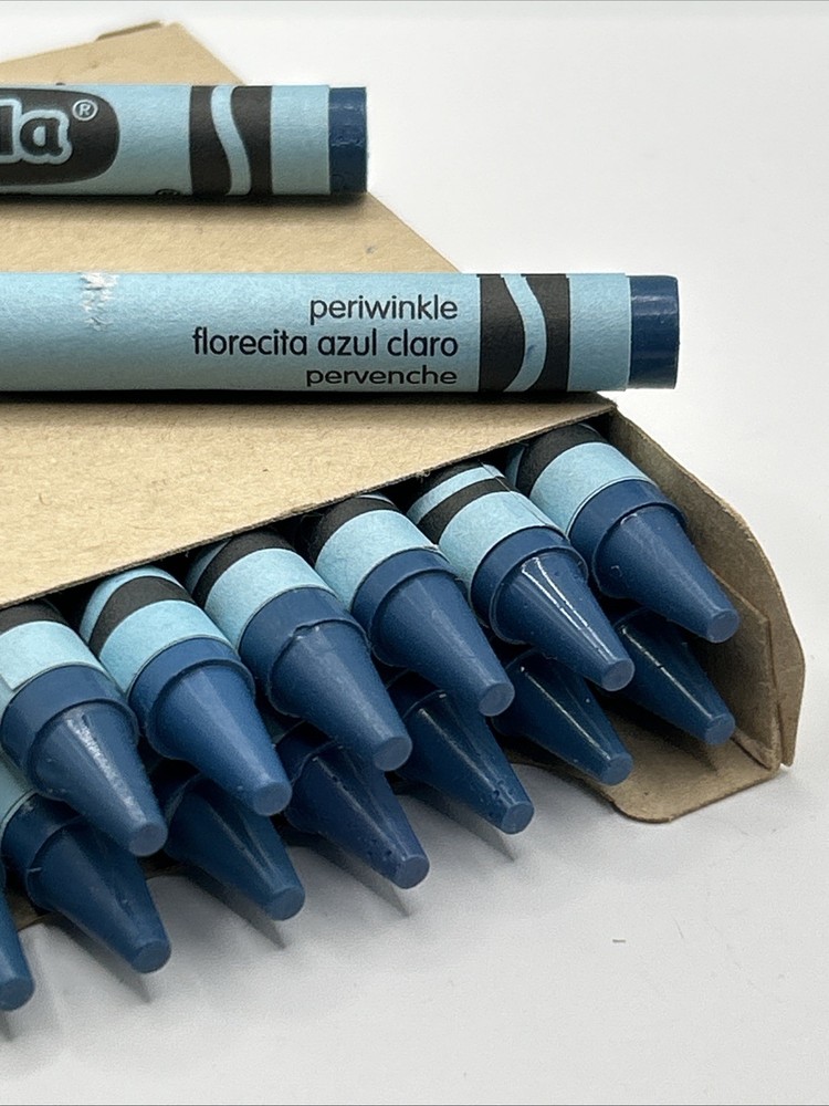 (16) Crayola Crayons (periwinkle) BULK
