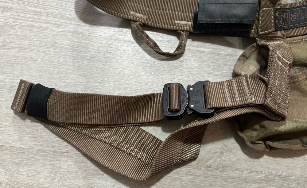 Yates Tactical 304LT Assault Climbing Belt Harness CQB Extraction, 34-40” SOF