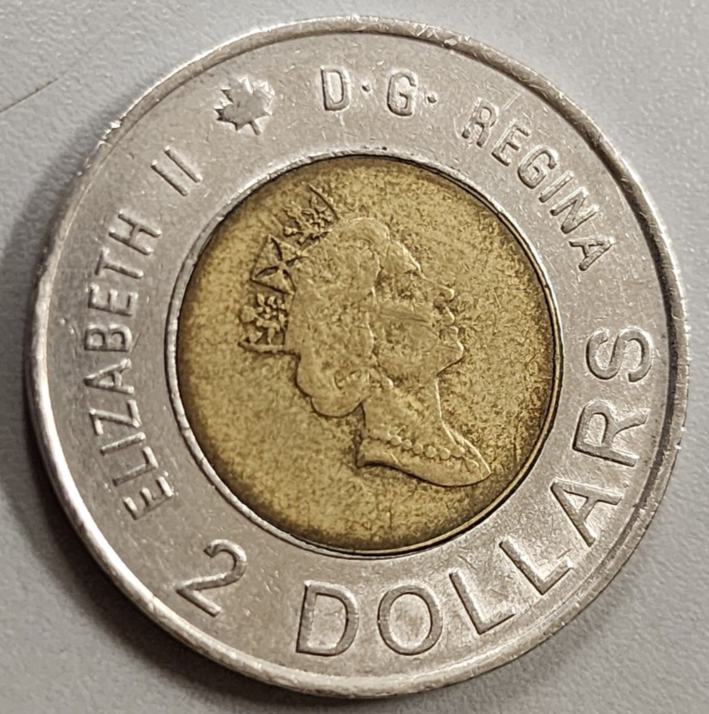 2000 Canada $2 Toonies Knowledge Queen Elizabeth (2 Dollar) Coin