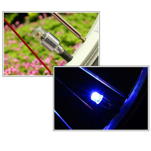 4PCS Car Auto Wheel Tire Tyre Air Valve Stem LED Light Caps Cover Accessories US
