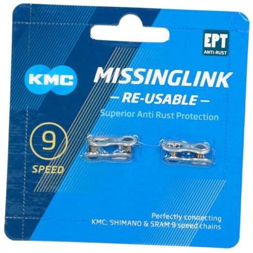 9 Speed EPT MissingLink, Dark Silver, Pack of 2