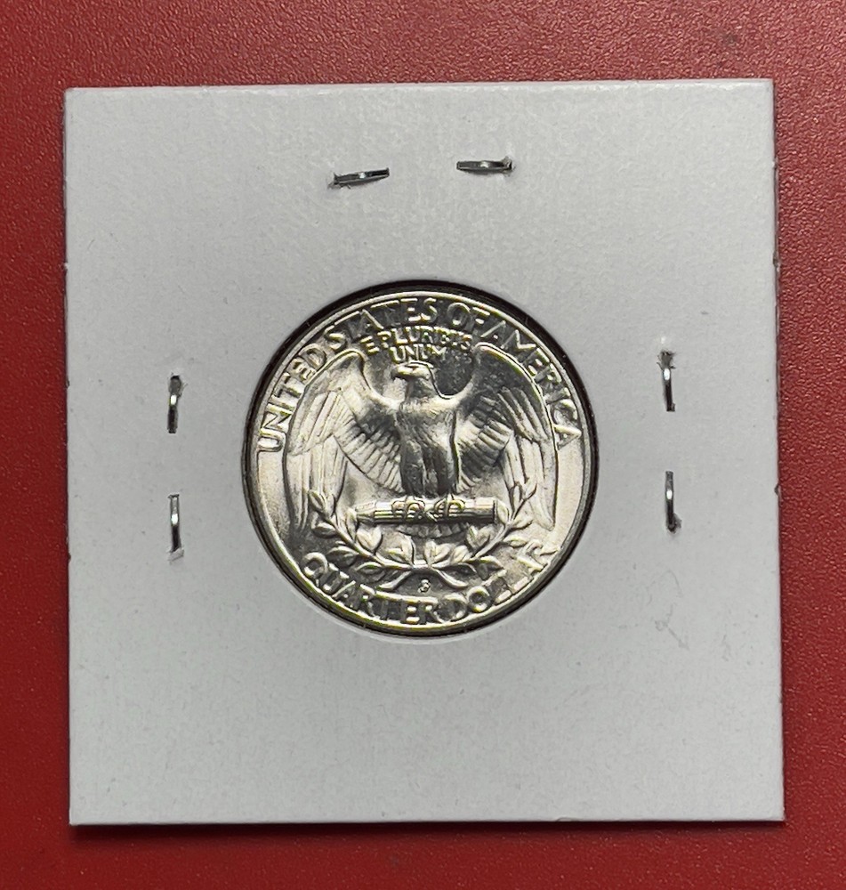 1954 S Washington Silver Quarter, Gem Uncirculated