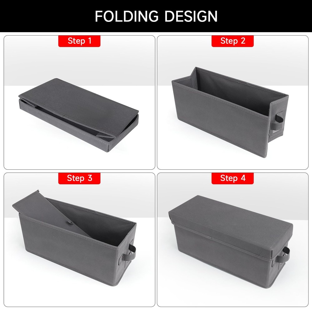 Upgrades CD Storage Box - Perfect CD Case Storage Solution, Stackable CD Orga...
