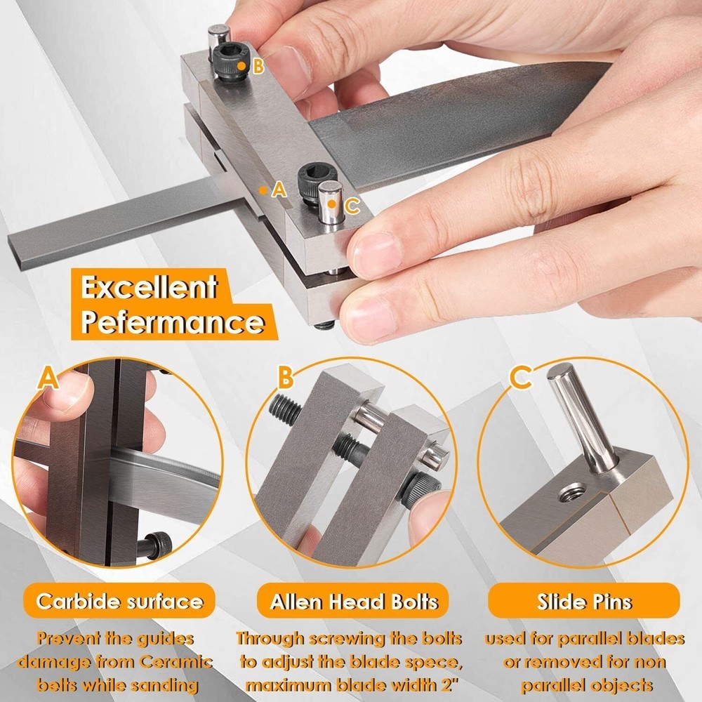 File Guide Tool Hardened with Carbide Surface For Knife Making and Bladesmiths