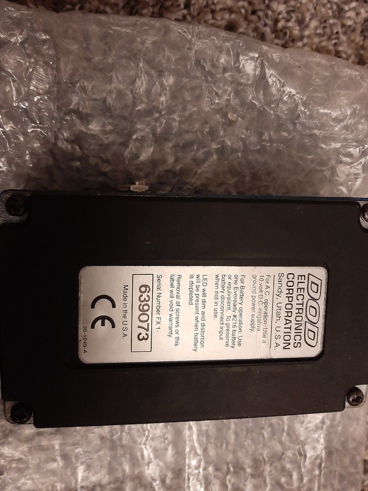 DOD FX63 Deep Freeze Bass Chorus