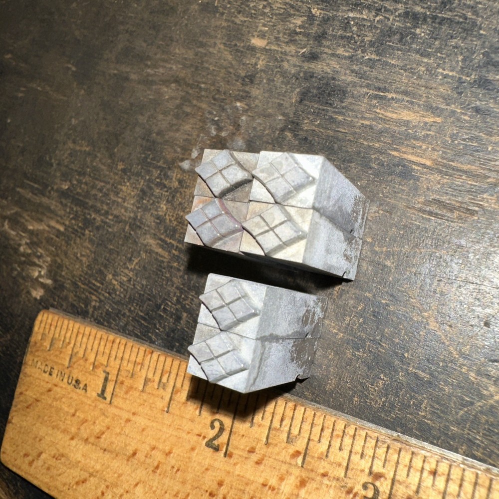 Print Blocks “ 6 Decorative Borders “ Lead Blocks