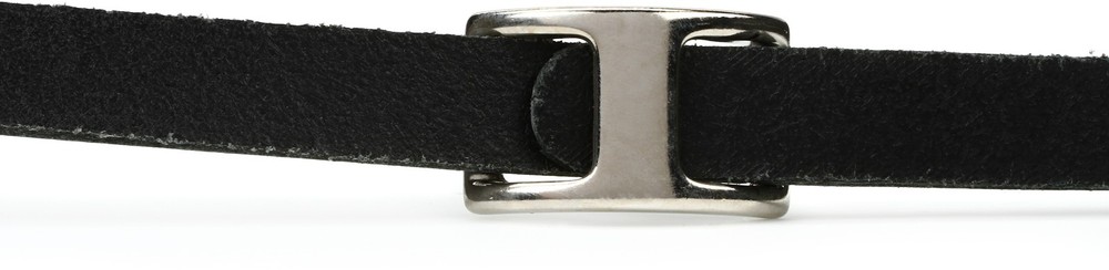 Levy's M25 Veg-Tan Leather Guitar Strap - Black