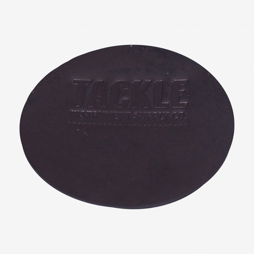 Tackle - LBDBPBL - Large Leather Bass Drum Beater Patch - Black