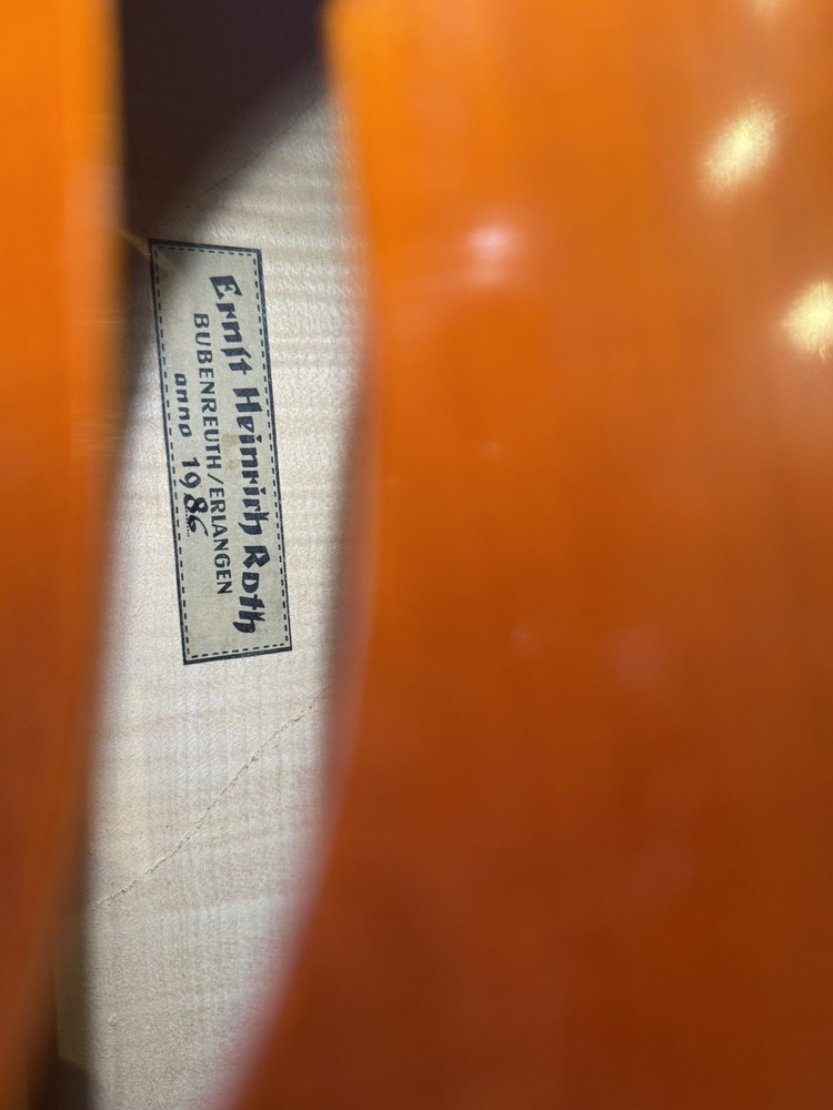Ernst Heinrich Roth Cello 4/4 E6 Model 1986 Bubenreuth Germany