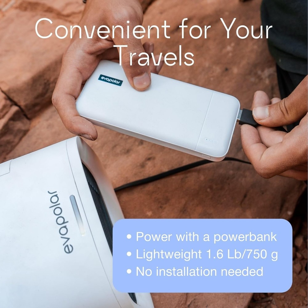 Portable Mini Air Conditioner - Desk, Car, Camping