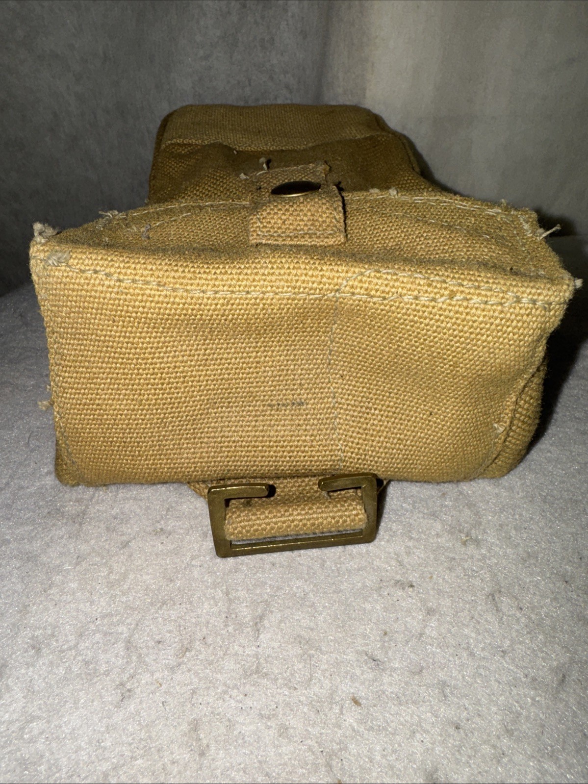 Original WW2 British Army 37 stamps Webbing MT Pouch ORIGINAL DATED 1943