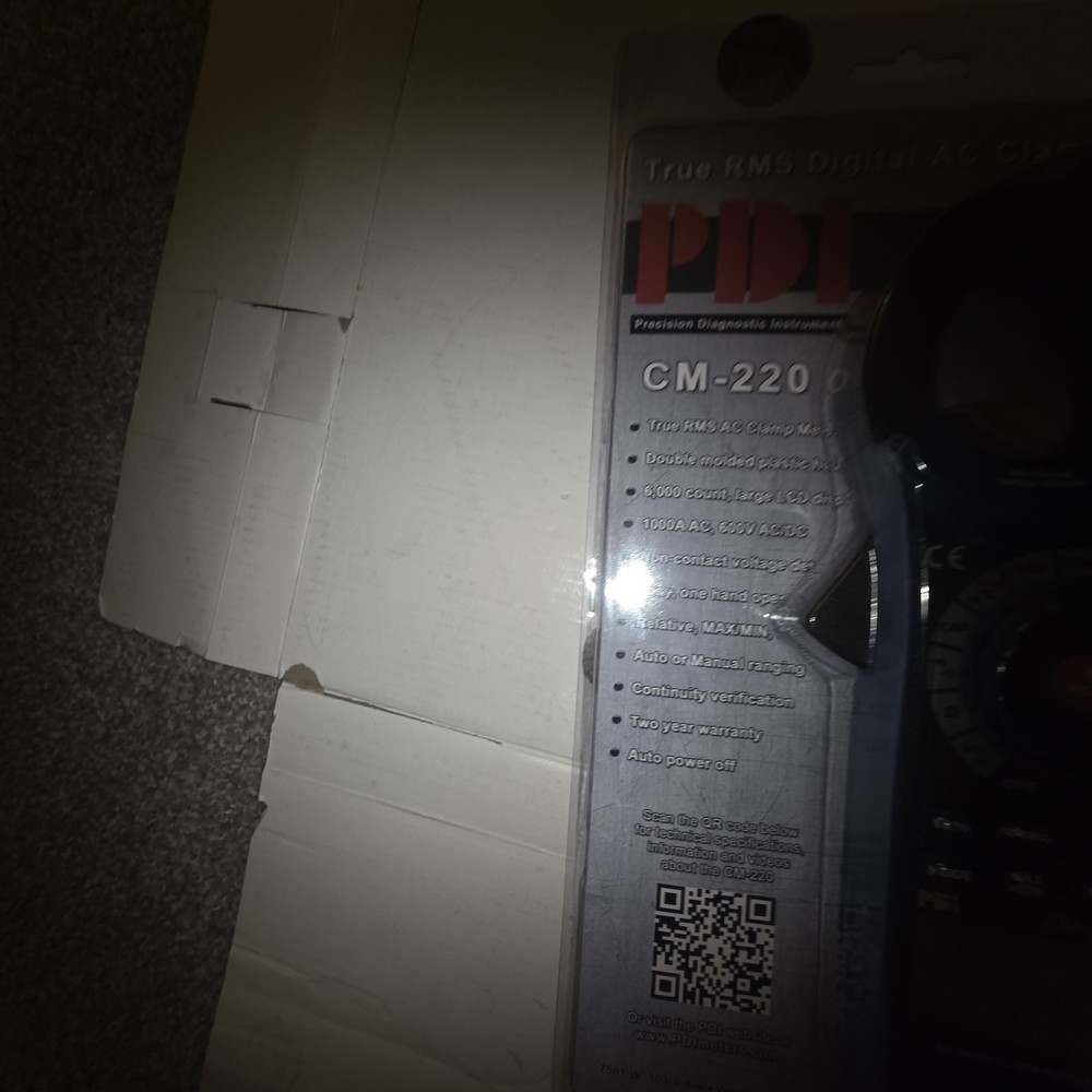 True Rms Digital AC Clamp meter PDI CM-220