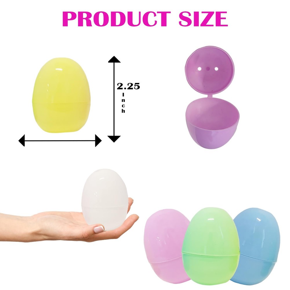 The Dreidel Company Fillable Easter Eggs 25-Pack, Multicolored