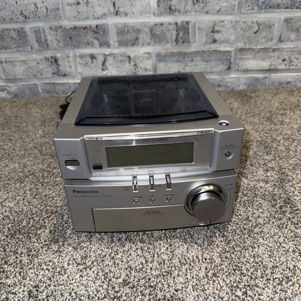 Panasonic CD AM/FM Stereo SA-PM03 Main Unit Only - Working/No Remote/ No Cord