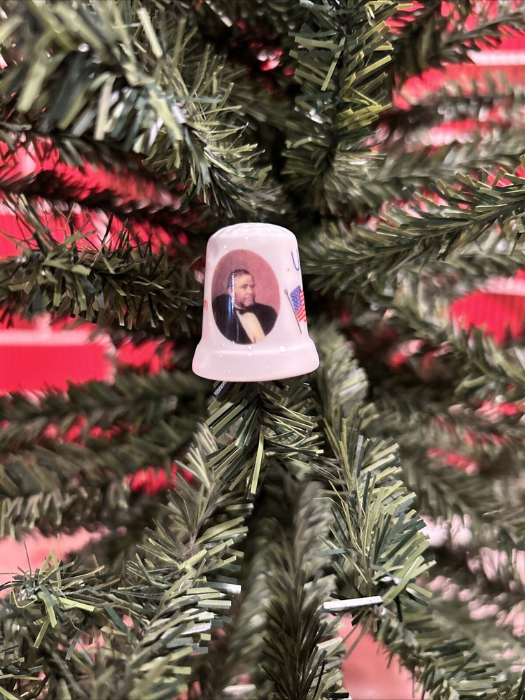 1” Ceramic President Ulysses S Grant Thimble