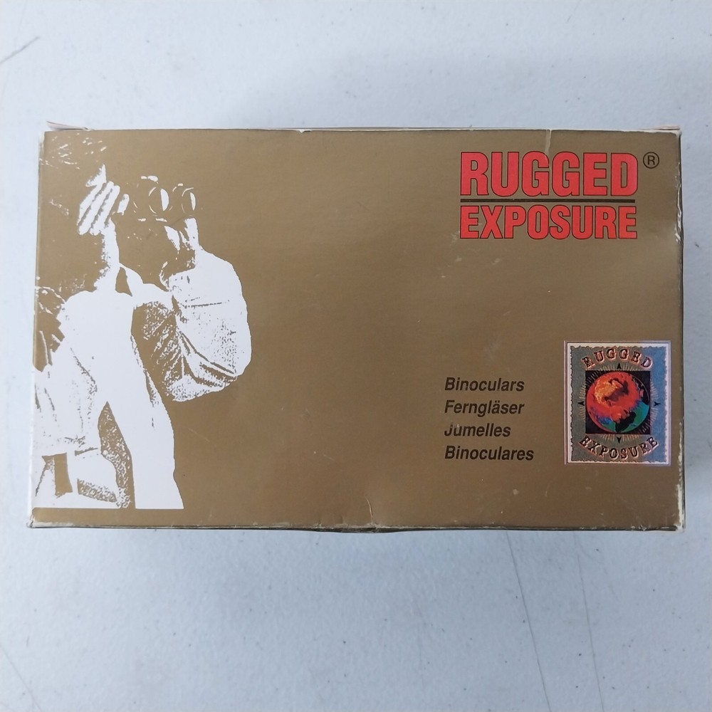 Rugged Exposure Binoculars Rubber Armored 16 x 32 mm Ruby Coated