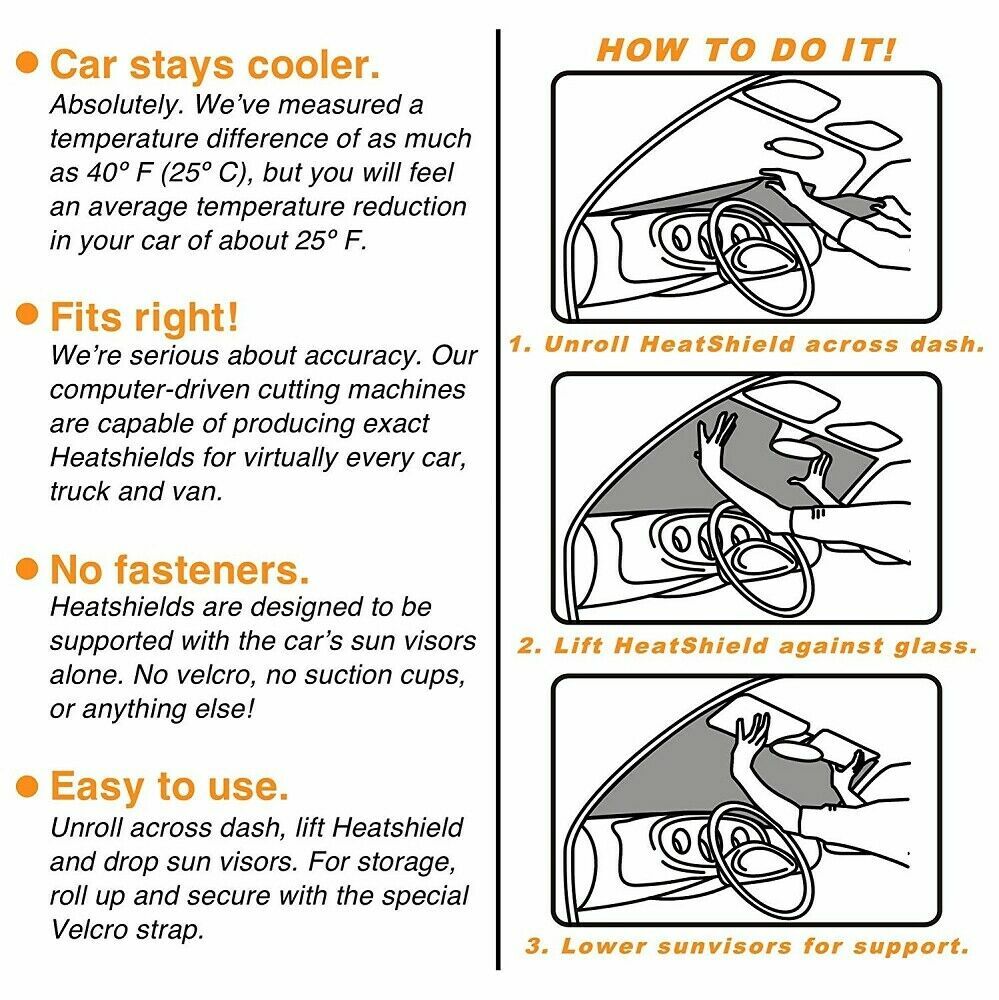 Car Front Windshield Sunshade UV Reflector Snow Shade Visor For 4Runner 2017+