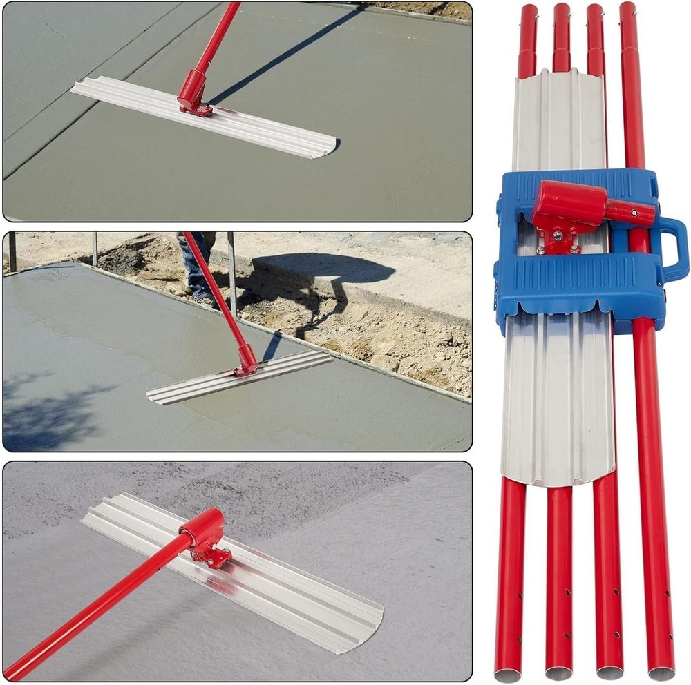 36" Bull Float Concrete Tools,Cement Trowel with Adjustable Handle Bracket
