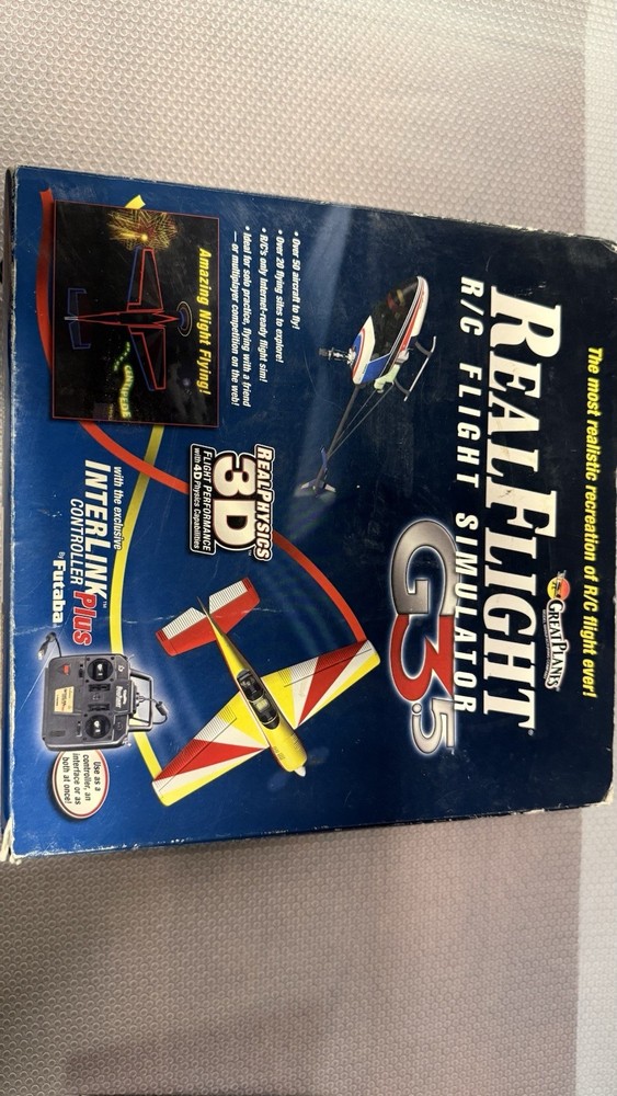 Great Planes Real Flight RC Flight Simulator G3.5 Remote Preowned w/Original Box