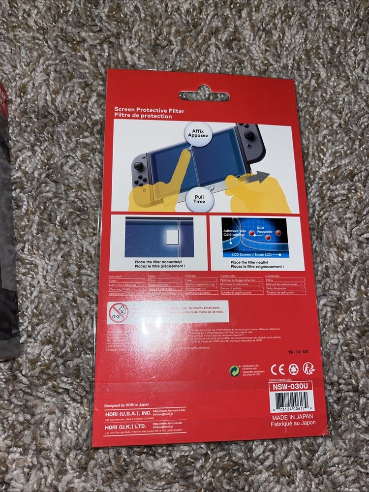 New Rocketfish Extended Play Battery Pack (Nintendo Switch) Screen Protector