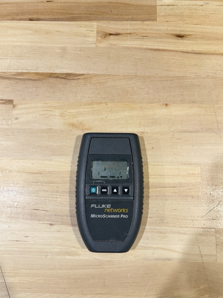 FLUKE NETWORKS MICROSCANNER PRO CABLE VERIFIER (TESTED)