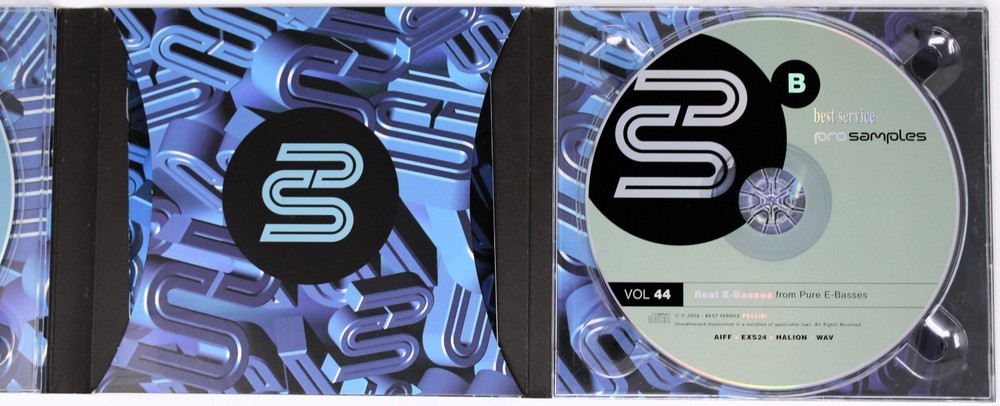 Best Service Pro Samples 44 Real E-Basses Sample/Sound Library/Sampling 2 CD