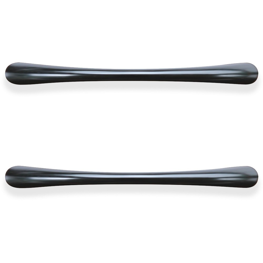 Lorell LLR34345 Drawer Pulls Black 4" Width 0.5" Depth