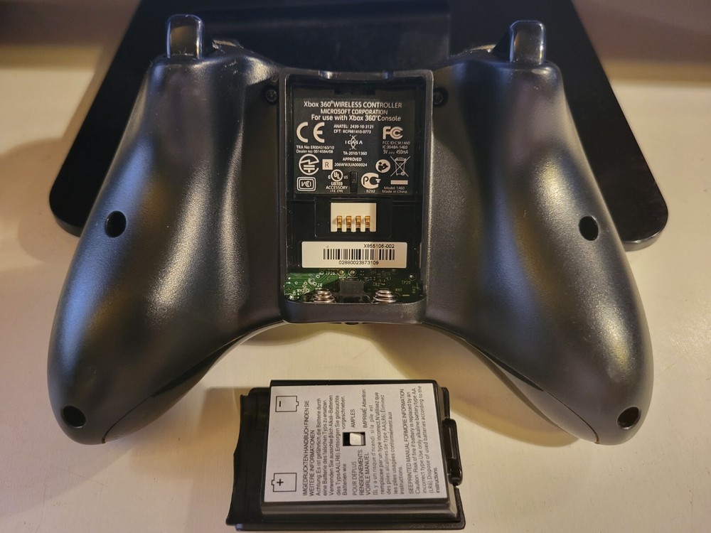 Official Genuine Microsoft Xbox 360 OEM Wireless Controller Black ~ TESTED