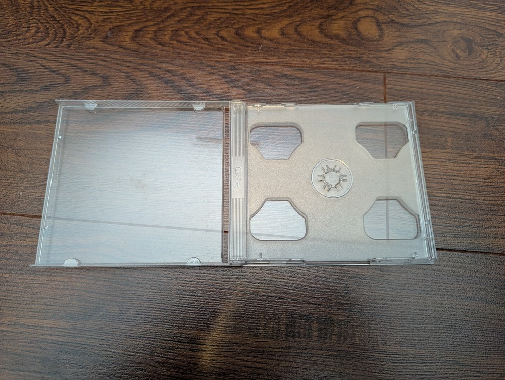 Double Standard Compact Disc CD DVD Bluray Game Jewel Case Empty Replacement