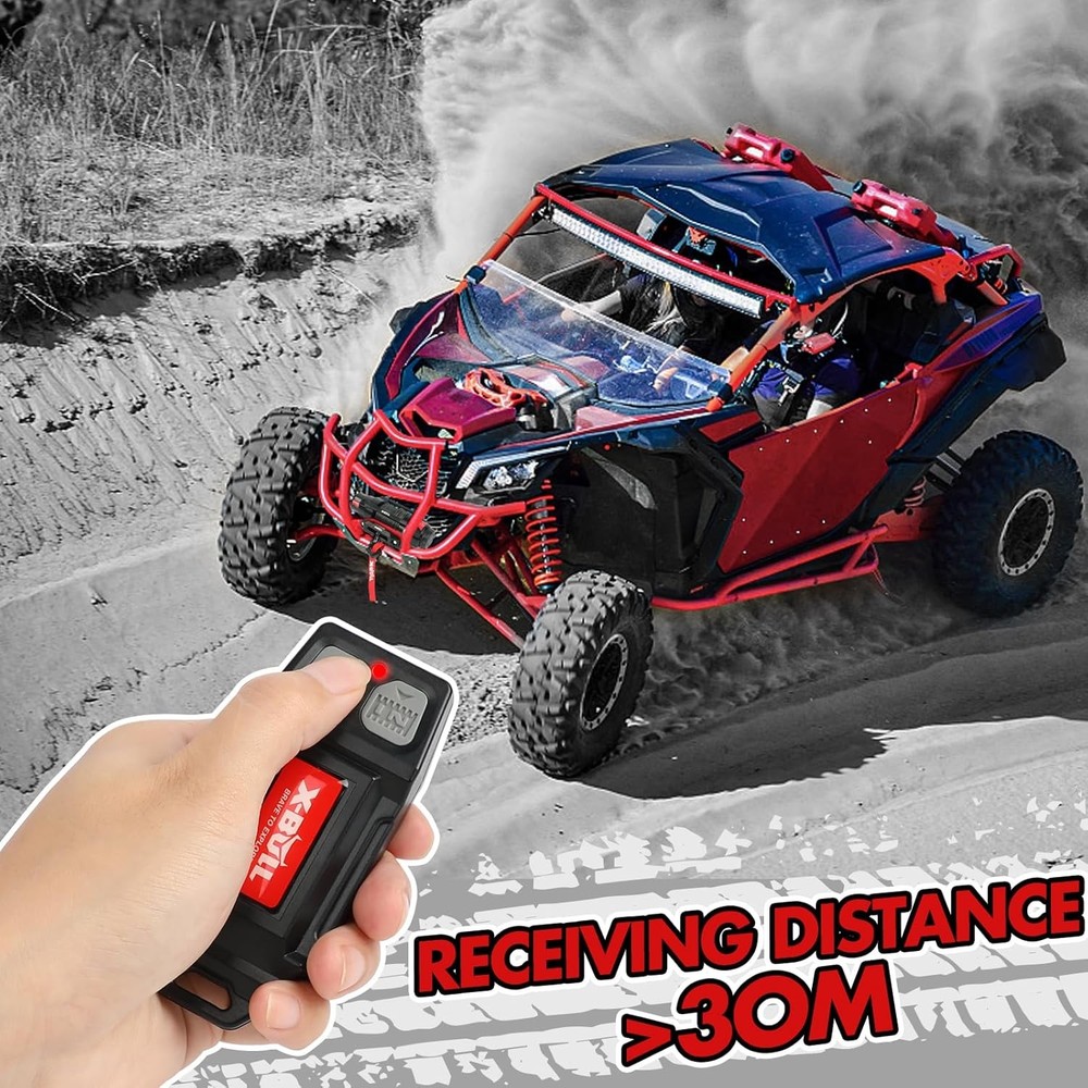 X-BULL Wireless Remote Kit 12V Winch 2 Remote Control Kit Handset Switch Car ATV