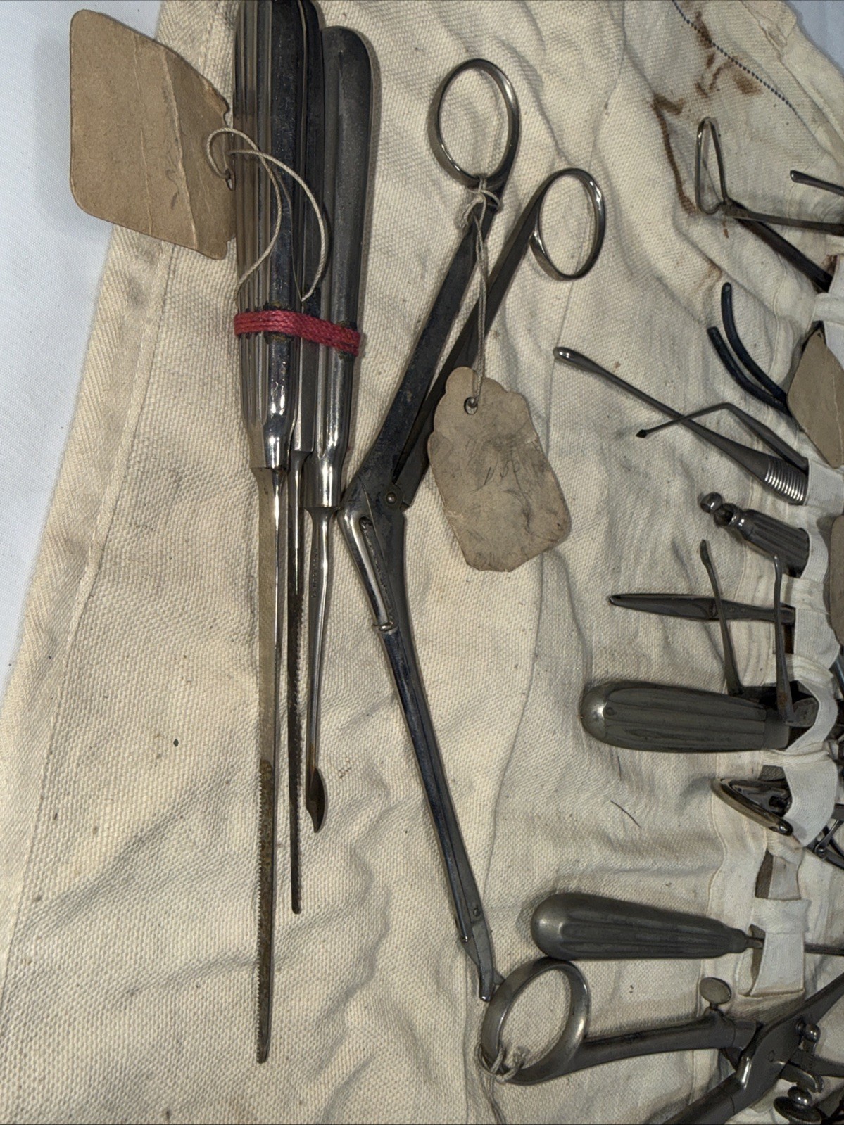 1890s LENZ & SONS Antique Surgical Instrument Ear Nose Throat Medical Tool Lot