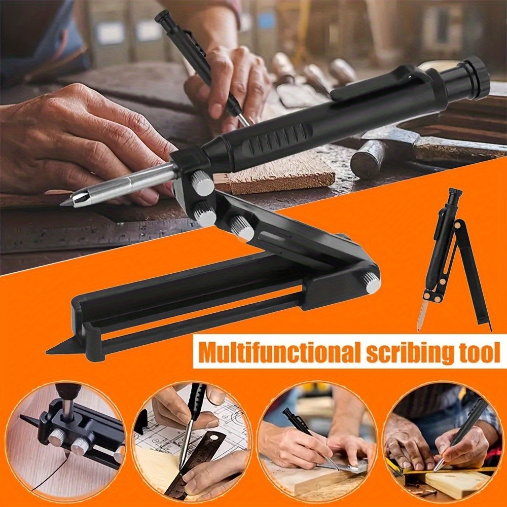 Multi-Functional Woodworking Scriber - Precision Marking Tool
