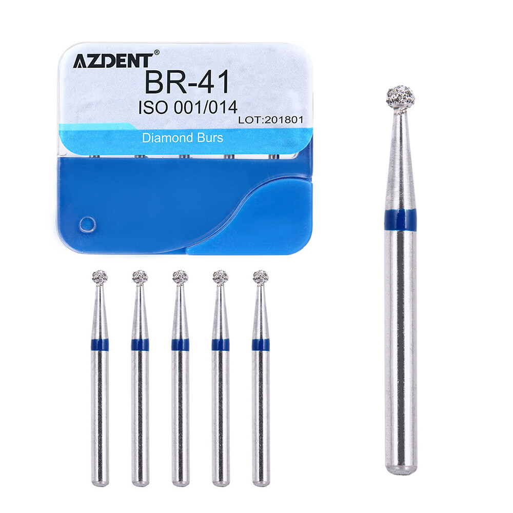 100Pzas Dental Fresas Dentales de Diamante FG Mezclado 20 Tamaño