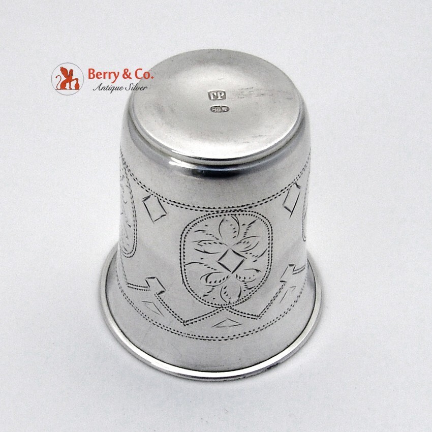Russian 84 Standard Silver Large Vodka Cup 1900
