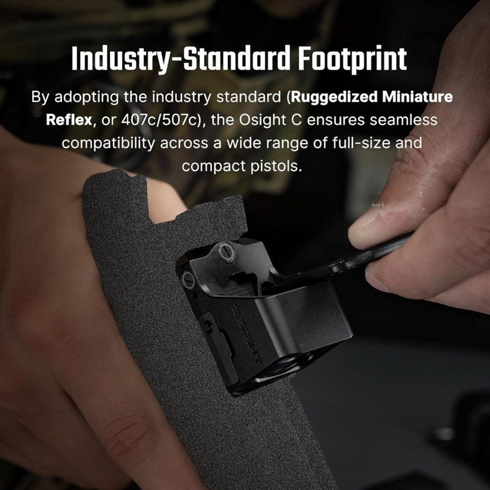 OSIGHT C-RD Red Multi-Reticle Open Reflex Sight