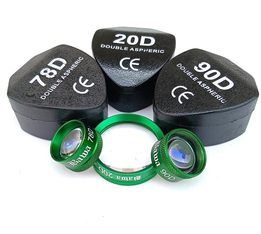 Copy Volk Lens Pack 20D 90D & 78D Double Aspheric Optometry & Ophthalmology