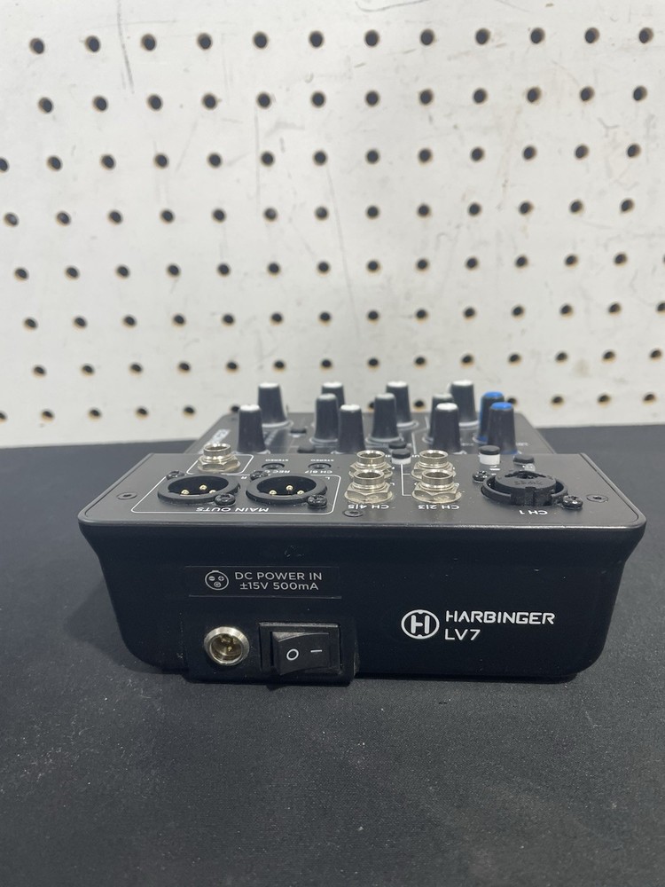 Harbinger LV7 7 Channel Analog Mixer With Bluetooth USB Fully Working