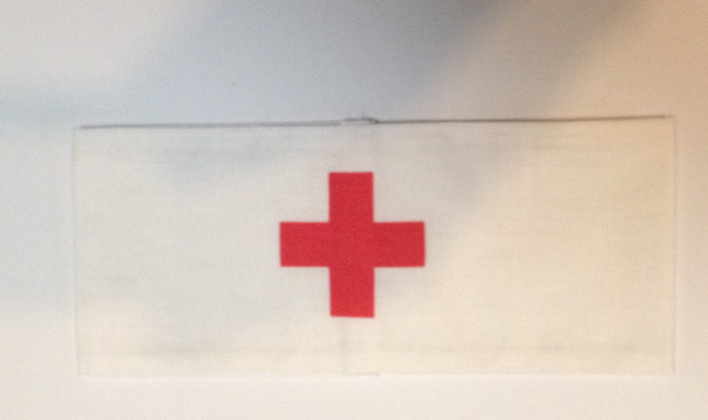 German Red Cross armband  on White